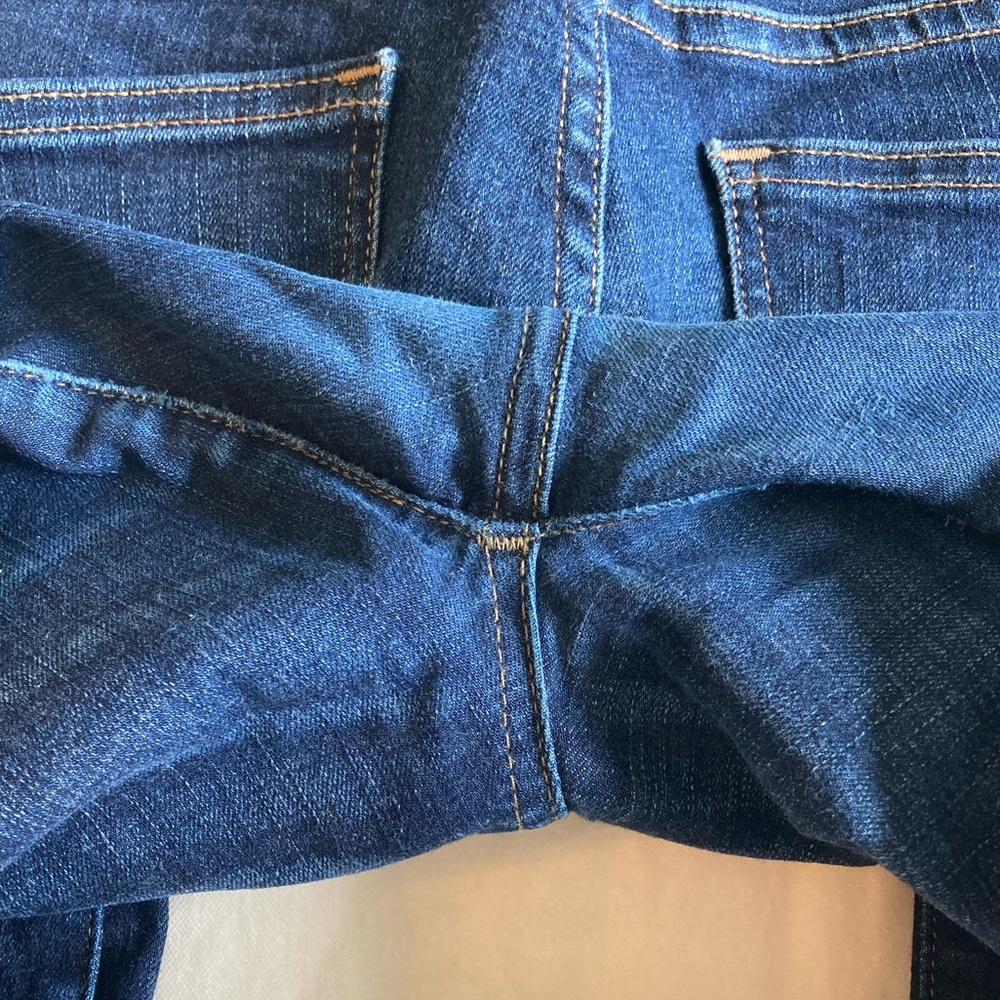 Madewell EUC 9" Mid-Rise Skinny Jeans in Hayes Wash: Button-Front Edition 30P - Picture 8 of 15